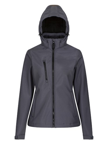 REG-TRA702-Womens Venturer 3-Layer Printable Hooded Softshell Jacket